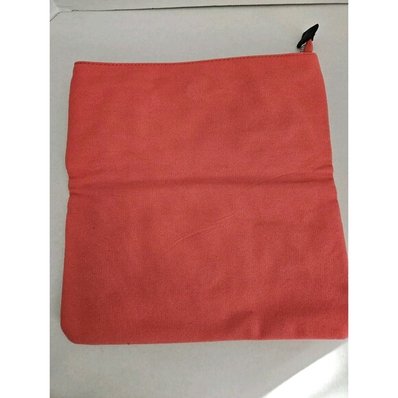 BCBGeneration Pink Studded Canvas Foldover Clutch - Picture 3 of 5